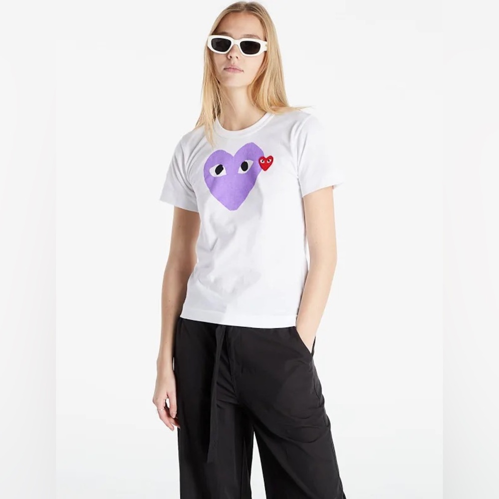 Comme des Garcons Play Shirt - Purple Heart